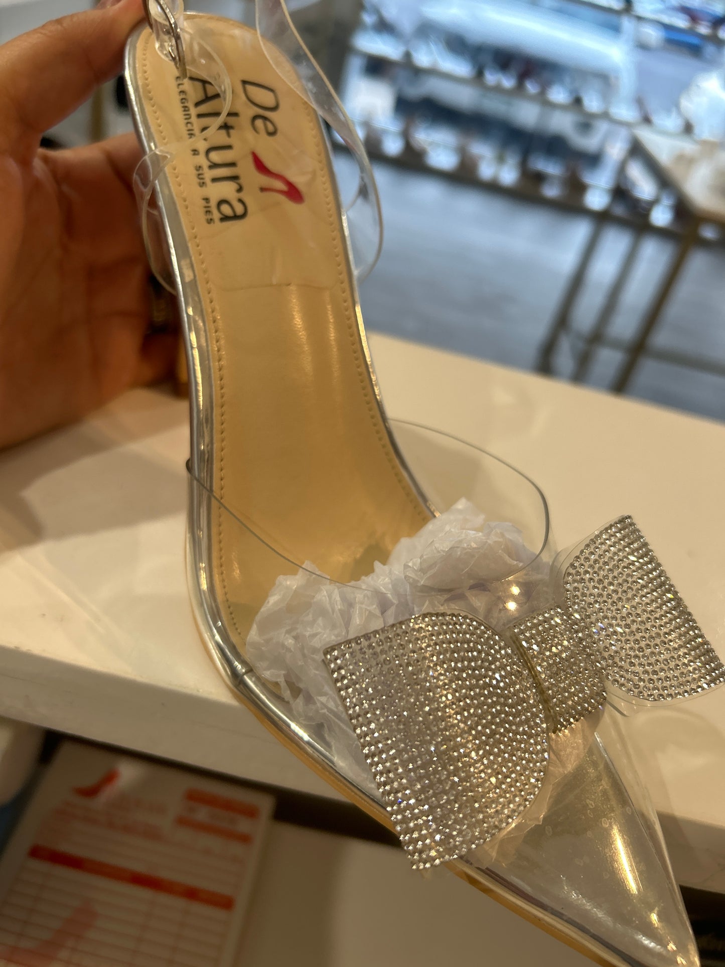 Moño cristal