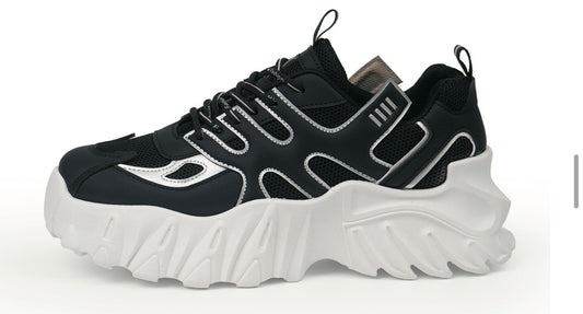 Tenis ultra confort blanco y negro