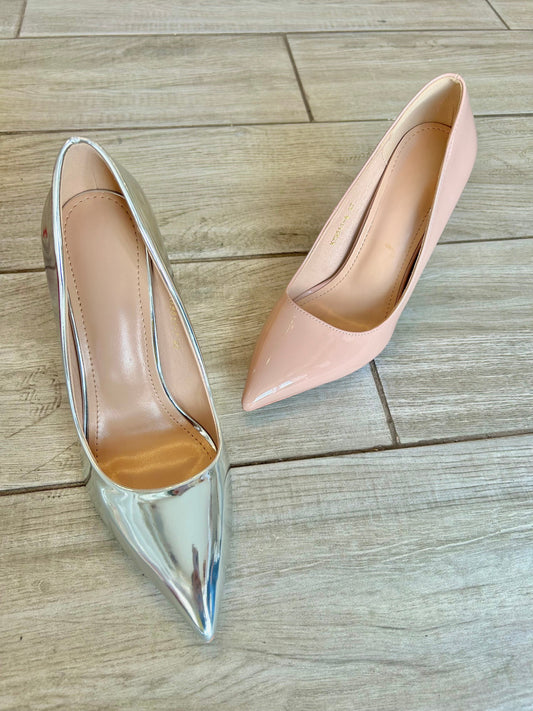 stiletto Plata espejo