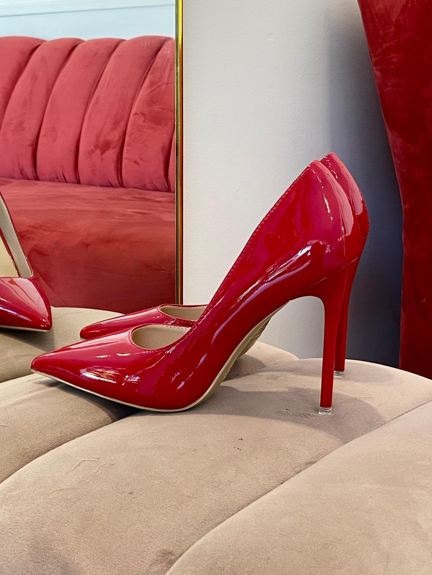 Stiletto Valentina Rojo