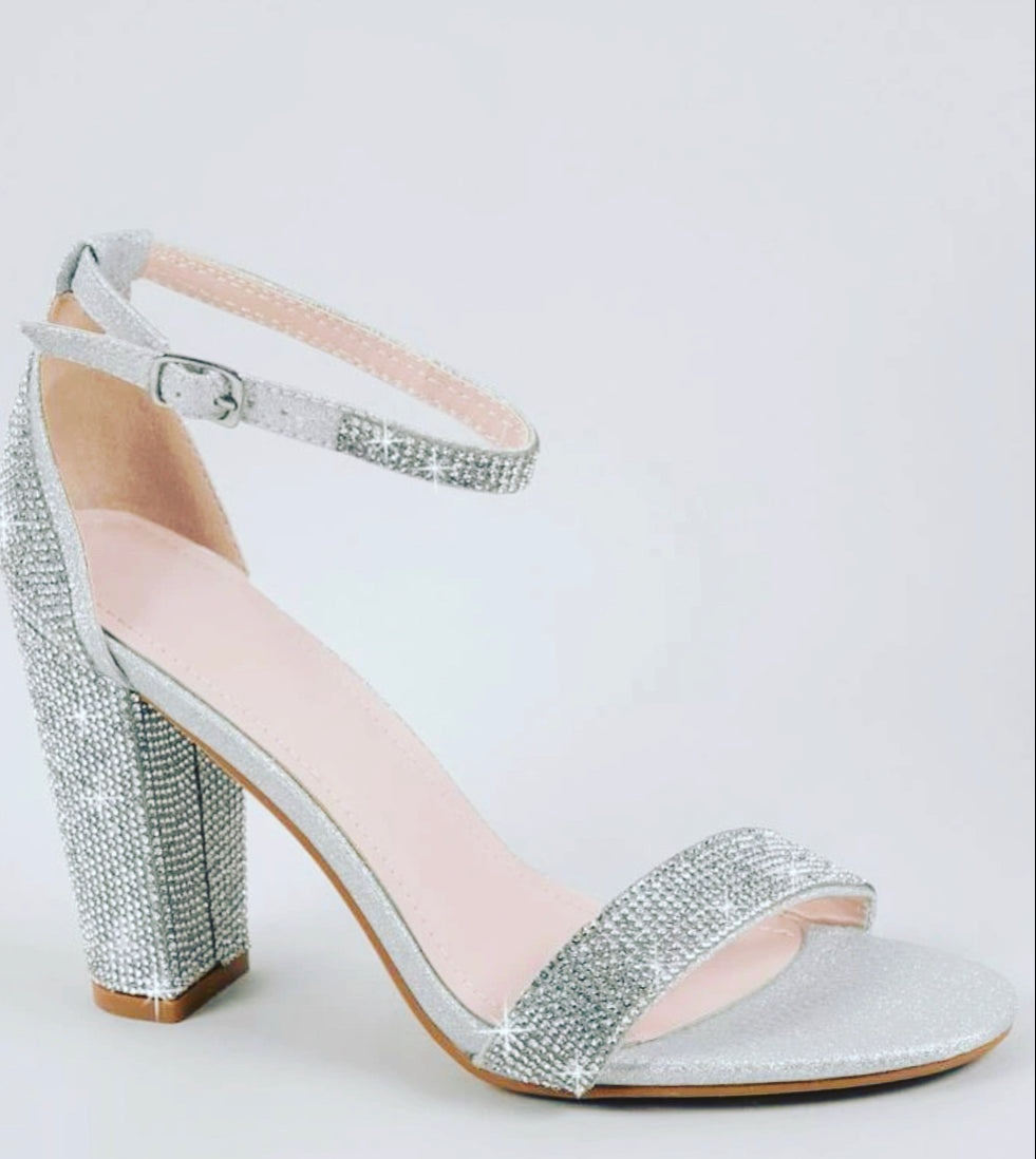 Tacon Cuadrado Zapatos De Tacon Con Piedras Zapatos Con Piedras