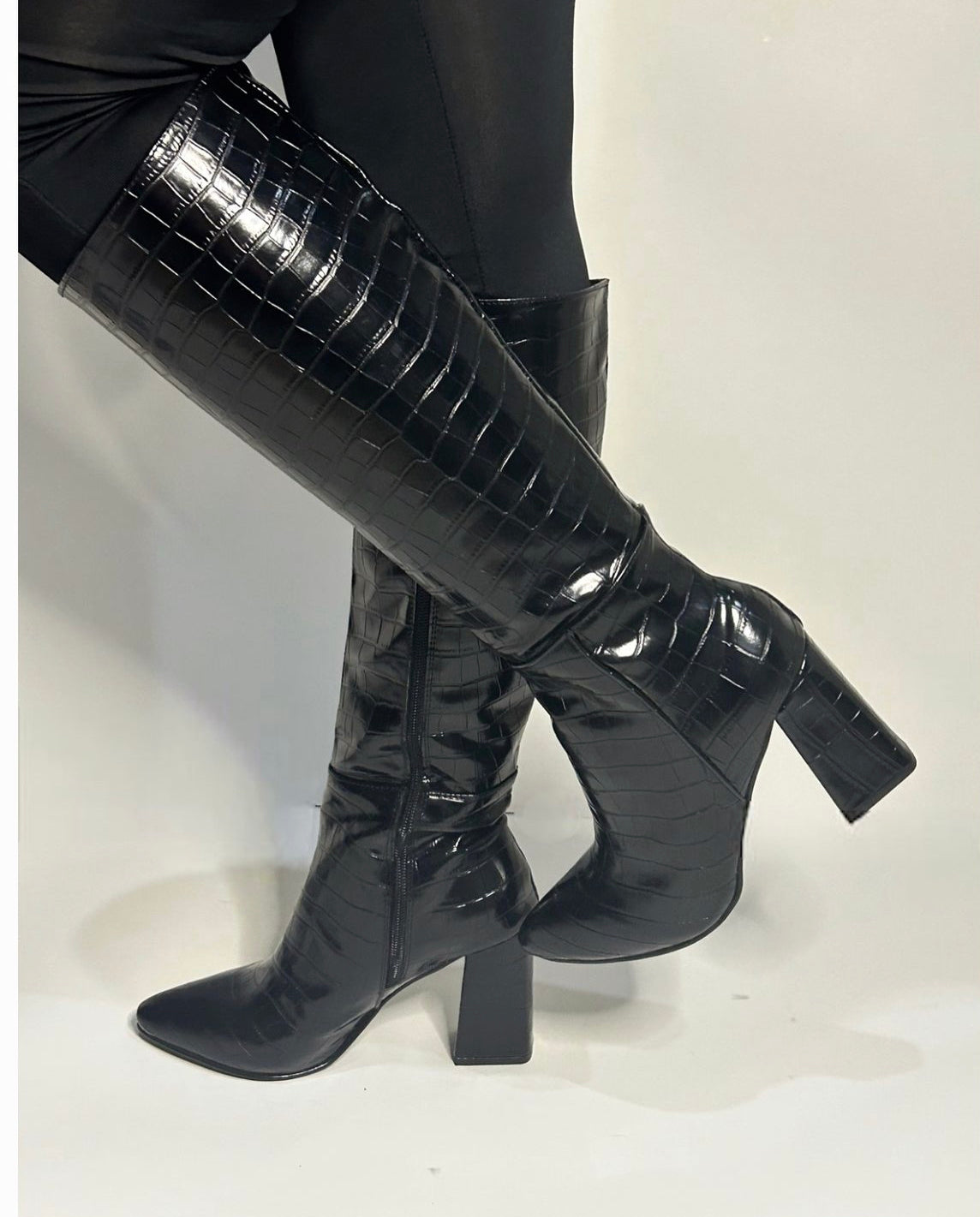 Botas drilo tacón cuadrado