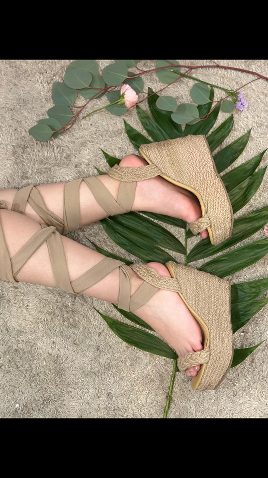 Alpargatas nude E1002