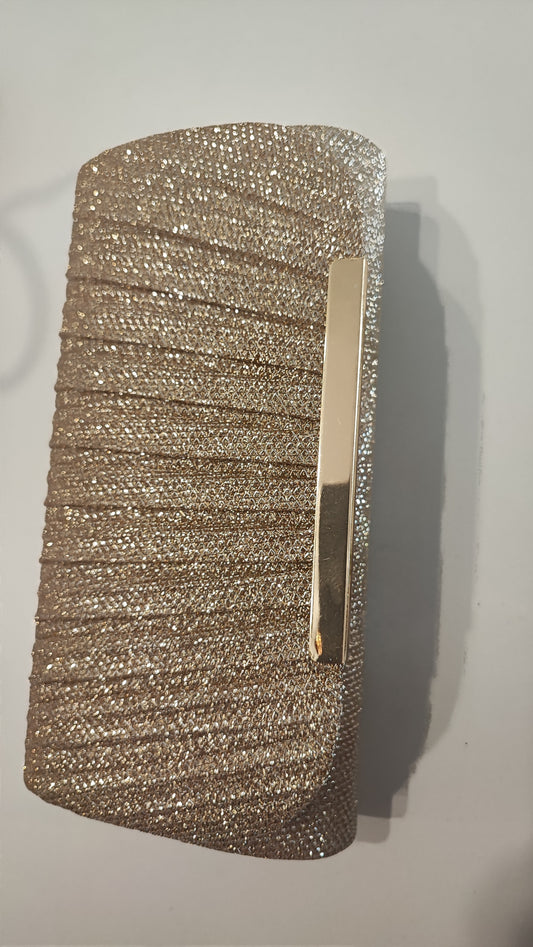 Bolso de fiesta dorado