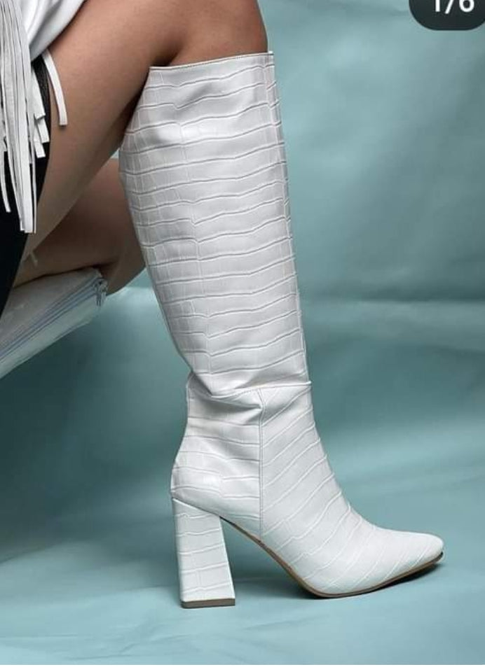 Bota drilo blanca